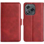 For Honor 400 Lite Global Dual-side Magnetic Buckle Horizontal Flip Leather Phone Case(Red)