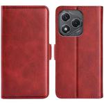 For Honor 400 Smart Dual-side Magnetic Buckle Horizontal Flip Leather Phone Case(Red)