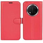 For Honor X9c Litchi Texture Horizontal Flip Leather Phone Case with Holder(Red)