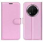 For Honor X9c Litchi Texture Horizontal Flip Leather Phone Case with Holder(Pink)