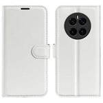 For Honor Magic7 5G Litchi Texture Horizontal Flip Leather Phone Case with Holder(White)