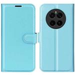 For Honor Magic7 5G Litchi Texture Horizontal Flip Leather Phone Case with Holder(Blue)