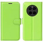 For Honor Magic7 5G Litchi Texture Horizontal Flip Leather Phone Case with Holder(Green)