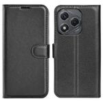 For Honor 400 Smart Litchi Texture Horizontal Flip Leather Phone Case with Holder(Black)