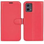 For Motorola Moto G 5G 2023 Litchi Texture Horizontal Flip Leather Phone Case with Holder(Red)