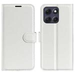 For Motorola Moto G86 5G Litchi Texture Horizontal Flip Leather Phone Case with Holder(White)