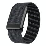 For WHOOP 4.0 Elastic Force Decorative Design Nylon Watch Band(Black Gray)