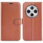 For Xiaomi Redmi 14C 4G Litchi Texture Horizontal Flip Leather Phone Case with Holder(Brown)