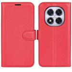 For Xiaomi Redmi Note 14 Pro 5G Litchi Texture Horizontal Flip Leather Phone Case with Holder(Red)