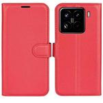 For Xiaomi 15 Pro Litchi Texture Horizontal Flip Leather Phone Case with Holder(Red)