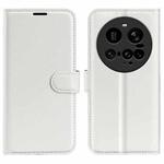 For Xiaomi 15 Ultra Litchi Texture Horizontal Flip Leather Phone Case with Holder(White)