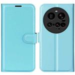 For Xiaomi 15 Ultra Litchi Texture Horizontal Flip Leather Phone Case with Holder(Blue)