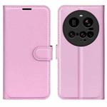 For Xiaomi 15 Ultra Litchi Texture Horizontal Flip Leather Phone Case with Holder(Pink)