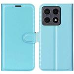 For Xiaomi 15T Litchi Texture Horizontal Flip Leather Phone Case with Holder(Blue)