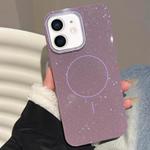 For iPhone 11 Glitter MagSafe Thin Circle TPU Phone Case(Purple)