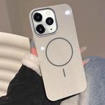 For iPhone 11 Pro Glitter MagSafe Thin Circle TPU Phone Case(White)