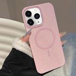 For iPhone 11 Pro Max Glitter MagSafe Thin Circle TPU Phone Case(Pink)