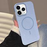 For iPhone 11 Pro Max Glitter MagSafe Thin Circle TPU Phone Case(Blue)
