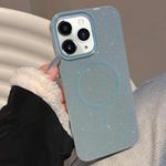 For iPhone 11 Pro Max Glitter MagSafe Thin Circle TPU Phone Case(Green)