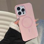 For iPhone 12 Pro Max Glitter MagSafe Thin Circle TPU Phone Case(Pink)