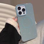 For iPhone 15 Pro Max Glitter MagSafe Thin Circle TPU Phone Case(Green)