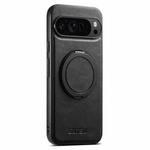 For Google Pixel 10 Pro Suteni G3 Suteni G3 Oil Wax 360 Rotation Holder MagSafe Back Phone Case(Black)