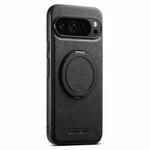 For Google Pixel 10 Suteni G3 Suteni G3 Oil Wax 360 Rotation Holder MagSafe Back Phone Case(Black)