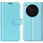 For ZTE Blade V70 Max Litchi Texture Horizontal Flip Leather Phone Case with Holder(Blue)