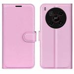 For ZTE Blade V70 Max Litchi Texture Horizontal Flip Leather Phone Case with Holder(Pink)