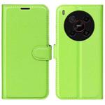 For ZTE Blade V70 Max Litchi Texture Horizontal Flip Leather Phone Case with Holder(Green)
