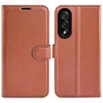 For OnePlus Nord 5 / Ace 5 Ultra Litchi Texture Horizontal Flip Leather Phone Case with Holder(Brown)