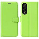 For OnePlus Nord 5 / Ace 5 Ultra Litchi Texture Horizontal Flip Leather Phone Case with Holder(Green)