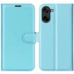 For OnePlus Nord CE5 / Ace 5 Racing Litchi Texture Horizontal Flip Leather Phone Case with Holder(Blue)