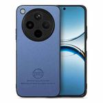 For OPPO Find X8 Pro Twill Fabric Leather Skin Back Phone Case(Blue)