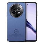 For Realme 13 Pro+ 5G Twill Fabric Leather Skin Back Phone Case(Blue)