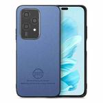 For Honor 200 Lite Global Twill Fabric Leather Skin Back Phone Case(Blue)