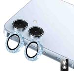 For Samsung Galaxy A06 ENKAY Hat-Prince 9H Rear Camera Lens Glitter Aluminium Alloy Tempered Glass Film(Blue)