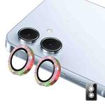 For Samsung Galaxy A06 ENKAY Hat-Prince 9H Rear Camera Lens Glitter Aluminium Alloy Tempered Glass Film(Colorful)