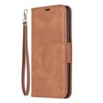Retro Lambskin Texture Pure Color Horizontal Flip PU Leather Case for Galaxy A7, with Holder & Card Slots & Wallet & Lanyard(Brown)