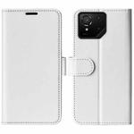 For Asus ROG Phone 9 / 9 Pro R64 Texture Horizontal Flip Leather Phone Case(White)