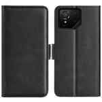 For Asus ROG Phone 9 / 9 Pro Dual-side Magnetic Buckle Horizontal Flip Leather Phone Case(Black)