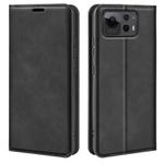 For Asus Zenfone 12 Ultra Retro-skin Magnetic Suction Leather Phone Case(Black)
