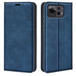 For Asus Zenfone 12 Ultra Retro-skin Magnetic Suction Leather Phone Case(Dark Blue)