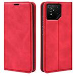 For Asus ROG Phone 9 / 9 Pro Retro-skin Magnetic Suction Leather Phone Case(Red)