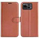 For Asus Zenfone 12 Ultra Litchi Texture Horizontal Flip Leather Phone Case with Holder(Brown)