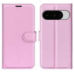 For Google Pixel 10 / 10 Pro Litchi Texture Horizontal Flip Leather Phone Case with Holder(Pink)