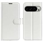 For Google Pixel 10 Pro XL Litchi Texture Horizontal Flip Leather Phone Case with Holder(White)