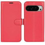 For Google Pixel 10 Pro XL Litchi Texture Horizontal Flip Leather Phone Case with Holder(Red)