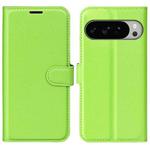 For Google Pixel 10 Pro XL Litchi Texture Horizontal Flip Leather Phone Case with Holder(Green)