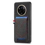 For Realme 14 Pro Denim Texture Leather Skin Phone Case with Card Slot(Black)